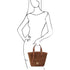 Glacette - Suede leather bucket bag